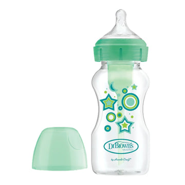 Dr. Brown's μπιμπερό Natural Flow 270ml πράσινο για νεογέννητα